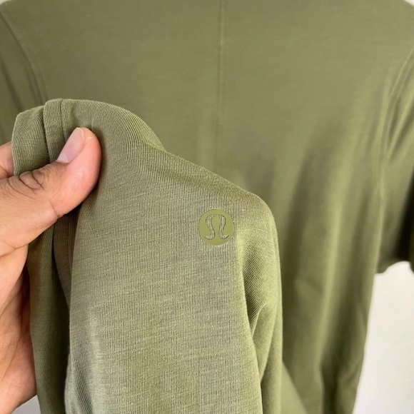 Lululemon Cotton Wrap-Front T-Shirt Dress - Picture 9 of 10